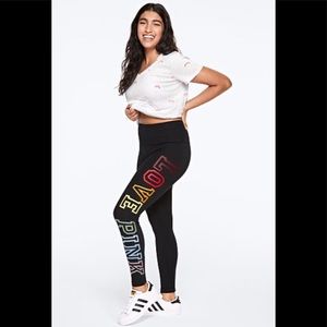 RESERVED Pink Rainbow Leggings